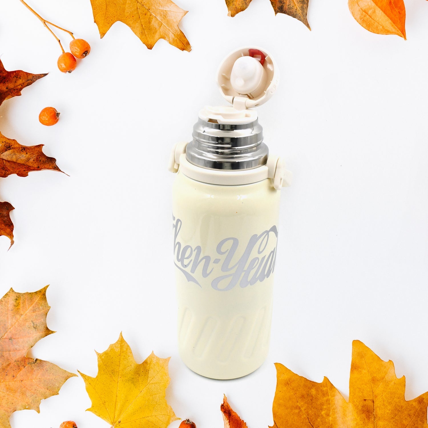 Stainless Steel Vacuum Insulated Water Bottle | Leak Proof Flask for Tea Coffee | With Steel Cup Stainless Steel Vacuum Insulated Water Bottle | Leak Proof Flask for Tea Coffee | With Steel Cup